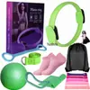 Numbwin Círculo Mágico de Yoga Moldeador 14 Piezas Fitness Músculos del Suelo Pélvico Entrenamiento para Mujeres Pilates Set para el Hogar