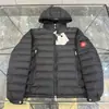 Chamarra de plumón Mengkou para Hombres y Mujeres, Galón Mate Ligera con Capucha Cálida Corta, Impermeable Abrigo de Otoño e Invierno