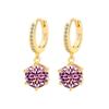 Aretes Clásicos de Plata S925 Exclusivos Europeos y Americanos con Moissanita de Seis Garras Aretes de Diamantes Moissanita para Mujer Puños de Oreja Versátiles de Alta Gama Venta al por Mayor