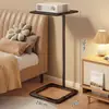 Soporte de proyector de mesita de noche, soporte de suelo para mesita de noche, estante doméstico de pared, mesa de colocación ampliada, estante de almacenamiento de bandeja universal