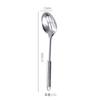 Utensílios de cozinha domésticos de aço inoxidável espátula terno espátula colher longa peneira cozinhar prato frito espátula colher de arroz sopa