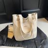 Bolsa de Lona para Mujer, Gran Capacidad, Nuevo Modelo 2026, Adecuada para el Trabajo, Bolso de Mano, Bolso de Hombro, Estudiantes Universitarias, Clase, Bolsa Tote para Viajar