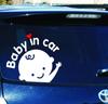 Menino BEBÊ BEBÊ NO CARRO adesivos de aviso refletivos laço BEBÊ R-177 NO CARRO