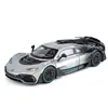 Modelo de Liga Daben One 1:18 Som e Luz Artificiais Enfeites de Carro Brinquedo de Carro Esportivo para Menino Presente Recomendação Transfronteiriça