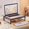 Soporte elevador para computadora de escritorio, base elevadora para monitor, bandeja para teclado, extensor de estación de trabajo, alargado y ampliado, con cajón