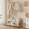 Perchero Simple de Pie para Uso en Casa, Perchero Móvil para Ropa y Bolsos junto a la Cama del Dormitorio, Perchero