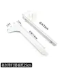 Soporte de Estante Tubo Cuadrado Soporte Izquierdo y Derecho Negro Blanco Soporte de Tubo de Viga 2.0 Accesorios de Columna Soporte de Tubo Cuadrado Brazo de Arrastre