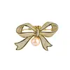 Broche de Lazo Personalizado, Pin de Perla de Moda de Alta Gama para Traje de Mujer, Broche Pin de Fijación para Ropa al por Mayor