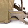 Mochila de Lona para Exportação Transfronteiriça, Mochila Outdoor Masculina Retrô, Bolsa Casual de Viagem e Escola para Meninas do Ensino Médio