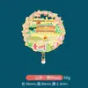 Imán de Refrigerador Metálico de la Ciudad de Shandong Atracciones Turísticas Taishan Manantial Baotu Regalos Conmemorativos Culturales y Creativos En Stock Listo Regalos