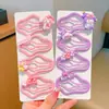 Pasador de Color Gradiente para Niñas Nuevo Pasador de Nube Pinza Lateral para Niña Pasador para Flequillo de Niña Accesorios para el Cabello