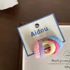 Gomas para el pelo tipo toalla de colores dulces para niñas, Cuerdas para moños de alta elasticidad, Accesorios para el pelo que no dañan el cabello