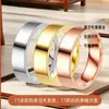 Anillo de acero de titanio no se decolora diseño nicho estilo ins pulsera para hombre anillo para niños joyería de acero inoxidable venta al por mayor