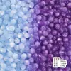 Cuentas que Cambian de Color UV de 10 mm Cuentas que Cambian de Color de Resina con Purpurina Cuentas Sueltas de Sirena Cuentas Redondas Accesorios para Manualidades Cuentas