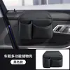 Caja de almacenamiento para puerta de coche, bolsa organizadora para coche, portavasos, soporte para teléfono, caja de almacenamiento multifuncional para bebidas, modelo universal