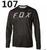 Ropa Nueva para Ciclismo Verano Hombres Ropa para Reducir la Velocidad Ropa para Ciclismo de Motocicleta Todoterreno Absorbente de Sudor y Transpirable de Manga Larga Ropa para Ciclismo Fox