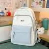 Bolso de Doble Hombro Estilo Japonés Estrella para Mujer Nuevo Versátil Estudiantes de Primaria Grados 3-6 Ligero Campus Estudiantes de Secundaria Mochila Escolar