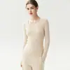 Nova coleção de outono: Suéter 100% cashmere puro para mulheres, gola U, malha canelada, casual, versátil, slim fit e perfeito como camada base