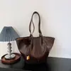 Bolso de estilo relajado y gran capacidad para mujer, nuevo bolso de hombro de moda 2026 para ir al trabajo, bolso tote elegante y chic