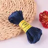 Línea 7 20 m pulsera DIY collar cuerda trenzada nudo chino alambre colgante dorado línea trenzada cuerda roja material fuerte