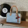 Transfronterizo 2026 Nuevo Mezclilla Casual Lujo Nicho Mujer Bolso Almohada Boston Bolso de Hombro Cruzado