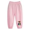 Pantalones antimosquitos para niños, pantalones de verano para niños, nuevos pantalones bombachos finos de primavera y verano 2024, pantalones casuales con cordones en los tobillos para niñas