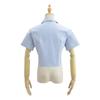 Sentido del Diseño Verano Deseo Puro Cremallera Doble Camisa Corta Curva Nuevo Solapa Pequeña Holgada Moda Camisa