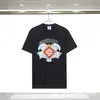 Nuevo Producto de Comercio Exterior: Camiseta de manga corta Casablanca con un cuello redondo único y el logotipo de letra impreso de la Puerta de las Ilusiones