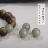 Pulsera de Ágar de Brunei Natural Zodíaco Buda Sonriente Cuentas de Transferencia de Jade Hetian Pulsera de Estilo Étnico para Hombres y Mujeres
