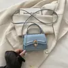 Bolso de mujer fresco y sencillo, nuevo modelo otoño 2026, bolso cuadrado pequeño con cierre, bolso de hombro y cruzado de alta gama minimalista estilo coreano para mujer
