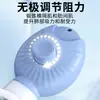 Exercitador de Respiração de Resistência Infinita Dispositivo de Treinamento Muscular da Mandíbula em Forma de U para Melhorar a Capacidade Pulmonar e Realçar o Formato do Rosto, Ferramenta Fitness X