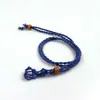 Collar Tejido con Colgante de Malla de Piedra Temu Transfronterizo Bolsillo de Malla Telescópico Ajustable Colgante de Malla Tejido a Mano con Cuentas de Madera