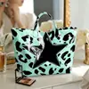 2026 Nova Bolsa de Mão Transfronteiriça Temu Site Independente Impermeável PVC+Lona Portátil para o Dia a Dia Bolsa de Ombro Bolsa Tote