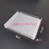 Disipador de calor de aluminio de dientes finos Ancho 80 100 120 160 200 mm Radiador de placa de circuito de alta potencia