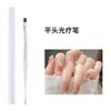 Fornecimento Direto Transfronteiriço de Canetas para Manicure Gradiente, Canetas de Cristal, Canetas em Forma de Leque, Canetas Esculpidas, Canetas Pintadas, Conjunto Portátil Disponível para Atacado