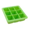 El fabricante recomienda Bandeja de Hielo de Silicona de 9 Compartimentos con Tapa Molde para Cubitos de Hielo DIY Caja para Suplementos Alimenticios de Bebé Molde para Cubitos de Hielo