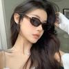 Estilo Coreano 2024 Nuevo Jennie Mismo Estilo Lentes de Sol Gm para Mujer Modernos Ovalados de Gama Alta para Cara Redonda Cóncavos