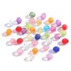 Cuentas angulares transparentes acrílicas de 6-12 mm, cuentas sueltas, hechas a mano, para pulseras, anillos, cuentas redondas, fabricantes de joyas al por mayor