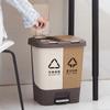 Lixeira de Classificação de Compras Personalizada Doméstica Plástico Cozinha Lixo Reciclável Exterior Rua Imprimível Balde de Classificação Sanitária