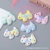Lindo Perrito de Dibujos Animados Cuadros DIY Pegamento de Crema Accesorios para Pasadores Zapatos con Agujero Funda para Teléfono Móvil Llavero Accesorios para Mochila