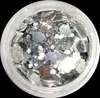 Pegamento nano burbujas lentejuelas cruzadas uñas finas arte de uñas polvo brillante fiesta día festivo maquillaje de ojos polvo brillante polvo de brillo polvo de brillo