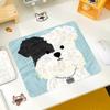 Cartoon bonito cão mouse pad tamanho pequeno computador tapete de mesa tapete de jogo antiderrapante borda bloqueio engrossado internet café e-sports tapete de mesa