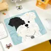 Alfombrilla de ratón de perro lindo tamaño pequeño Alfombrilla para mesa de computadora Alfombrilla de juego Borde antideslizante Bloqueo de borde Engrosada Alfombrilla de mesa para cibercafé E-sports