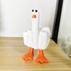 Pato Criativo Dedo do Meio Ornamentos Engraçados Artesanato em Resina Pequenos Ornamentos de Mesa para Amigos e Colegas de Classe Presentes Transfronteiriços