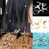 Europeo y Americano Deseo 5 Piezas Por Paquete de Accesorios para el Cabello, Diademas, Horquillas, Trenzas, Hebillas Metálicas Negras para el Cabello, Tiaras de Hojas y Estrellas