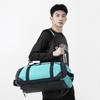 Mochila esportiva para treinamento, bolsa de ginástica, separação seca e molhada, grande capacidade, bolsa de basquete, clube, conjunto de mochila portátil leve