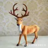 Animal de simulación ciervo sika simulación alce jirafa modelo animal de piel accesorios de decoración para cine y televisión venta al por mayor