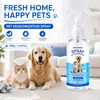 Kineshinex Spray Desodorizante para el Entorno de Mascotas para Gatos y Perros, Spray Ambientador y Desodorizante para el Hogar Adecuado para Camas y Tapetes de Mascotas