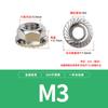 Tuerca autoblocante de brida hexagonal exterior de acero inoxidable 304, tuerca fina, M6, M8, M10, M12