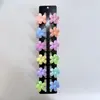 Pinza para el pelo de flor de plumeria transfronteriza europea y americana, pasador de flor en forma de corazón para la parte posterior de la cabeza, accesorio para el cabello para niños y mujeres